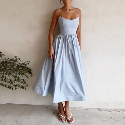 Robe à Bretelles Fraîche et Séduisante