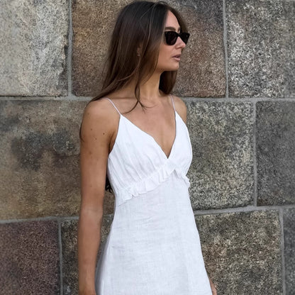 Robe blanche sexy
