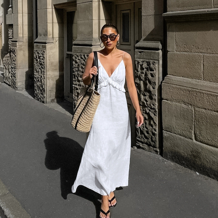 Robe blanche sexy