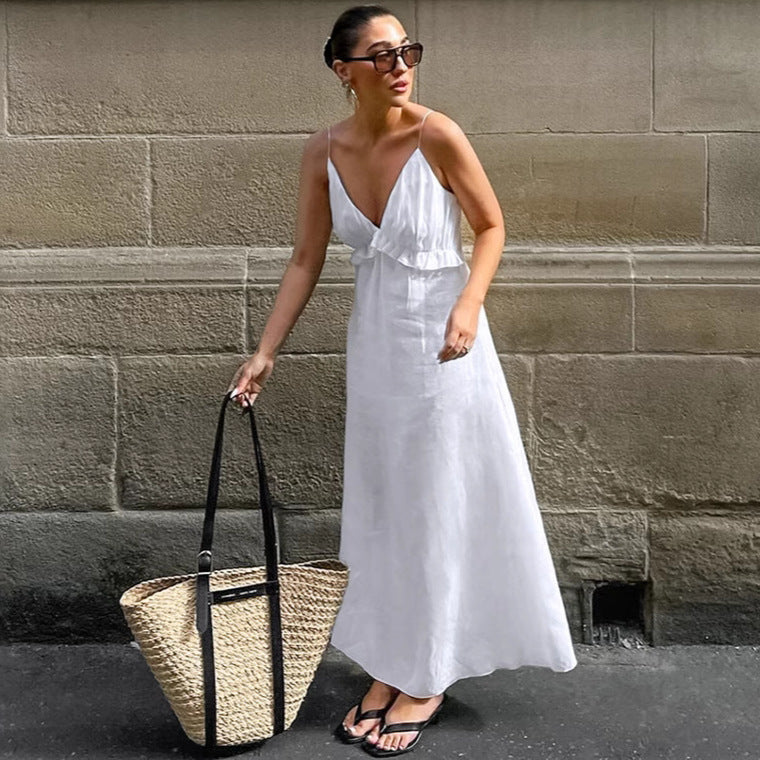 Robe blanche sexy