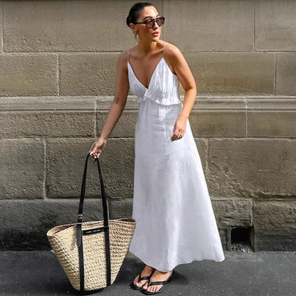 Robe blanche sexy